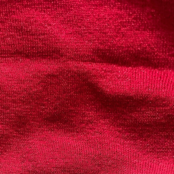 I.N.C International Concepts plus size cherry red shimmering sweater. Size (2X). - Picture 4 of 4